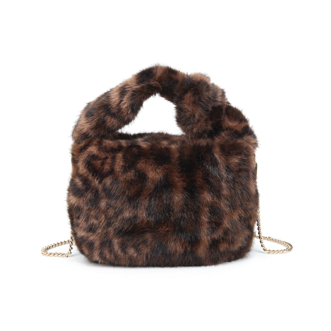 Product Image of Urban Expressions Monica - Faux Fur Crossbody 840611199515 View 7 | Leopard