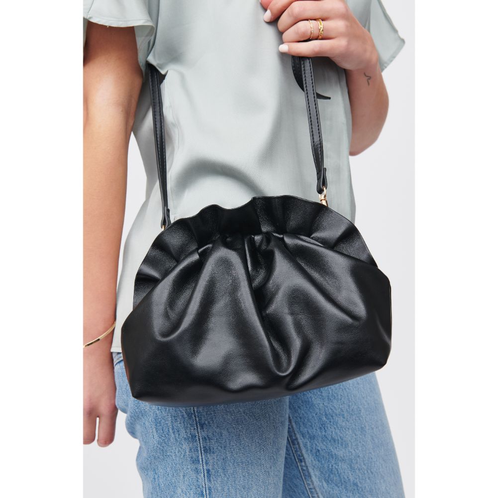 Woman wearing Black Urban Expressions Petunia Crossbody 818209018913 View 1 | Black