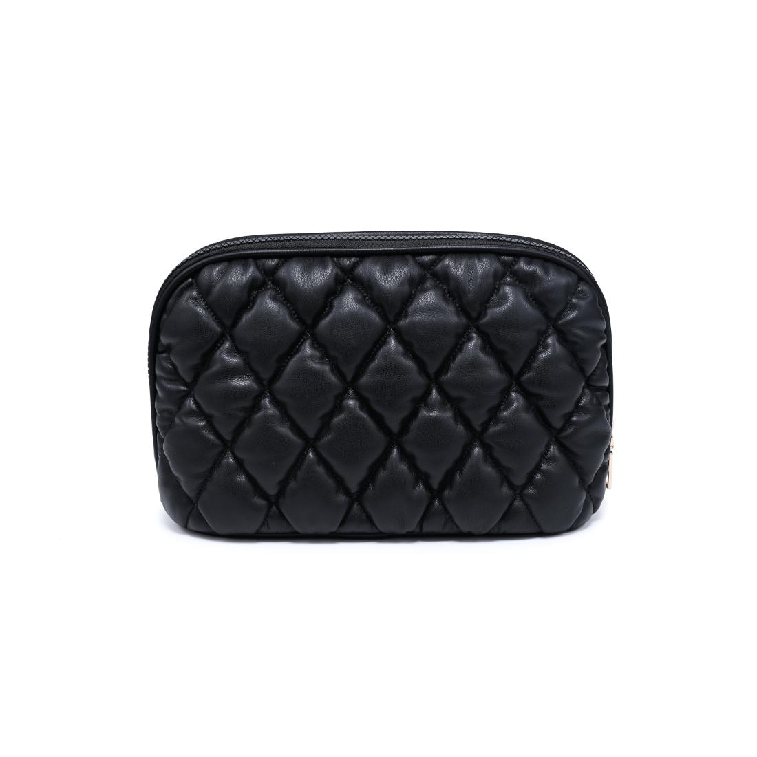 Urban Essentials Padded Prime Cosmetic & Travel Organizer Dome Pouch 840504207587 View 3 | Black