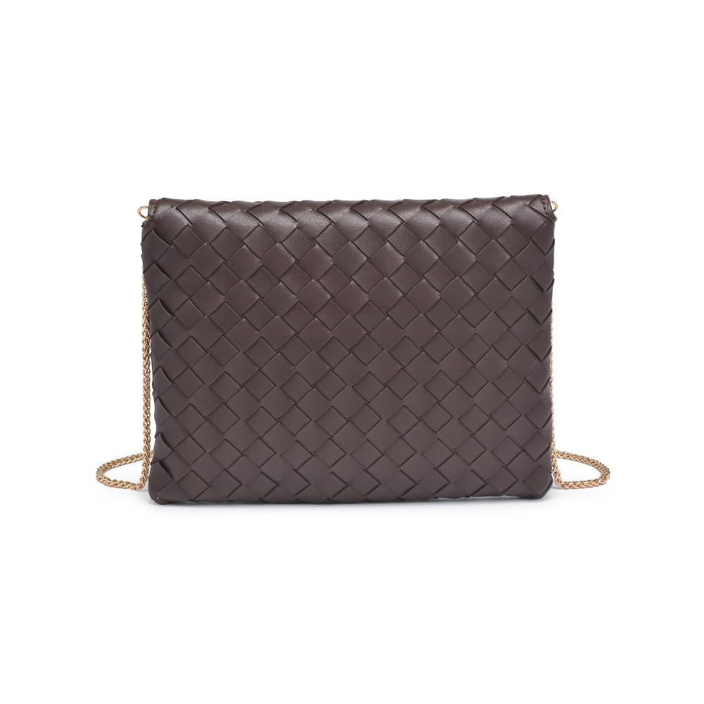 Woman wearing Espresso Urban Expressions Ivy Clutch 840611133304 View 7 | Espresso