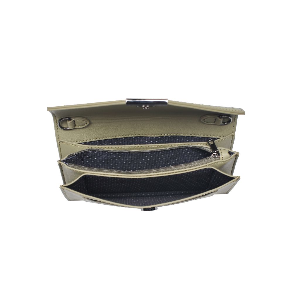 Product Image of Urban Expressions Perry Clutch NA-840611166302 View 4 | Olive