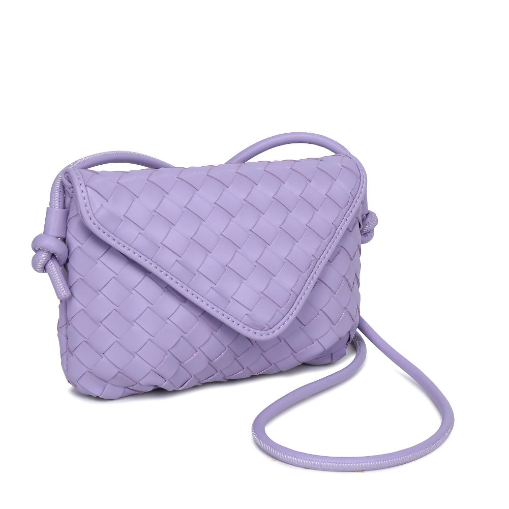 Woman wearing Lilac Urban Expressions Kylo Crossbody 840611124401 View 6 | Lilac