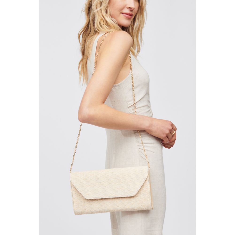 Woman wearing Natural Urban Expressions Dakota Clutch 840611100658 View 2 | Natural