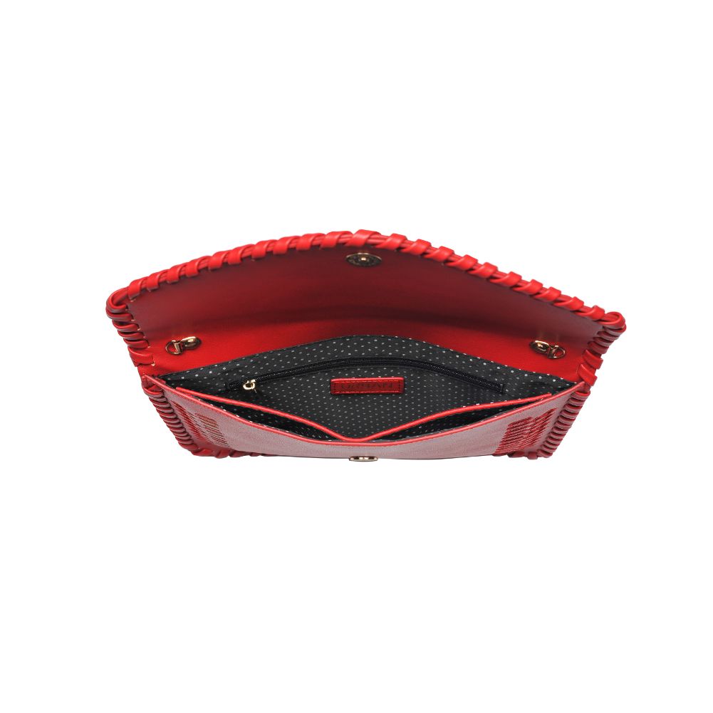 Product Image of Urban Expressions Spencer Clutch NA-840611164308 View 4 | Red