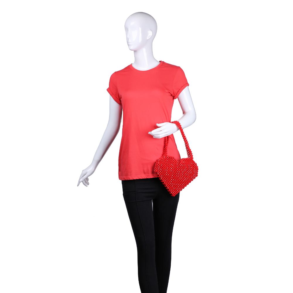 Product Image of Urban Expressions Harmony Evening Bag 840611163271 View 5 | Red