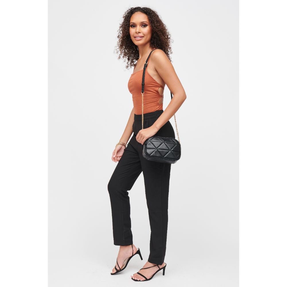 Woman wearing Black Urban Expressions Petra Crossbody 840611184566 View 3 | Black