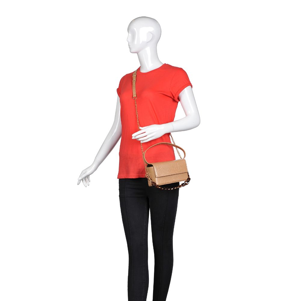 Product Image of Urban Expressions Mariah Clutch 840611165282 View 5 | Nude