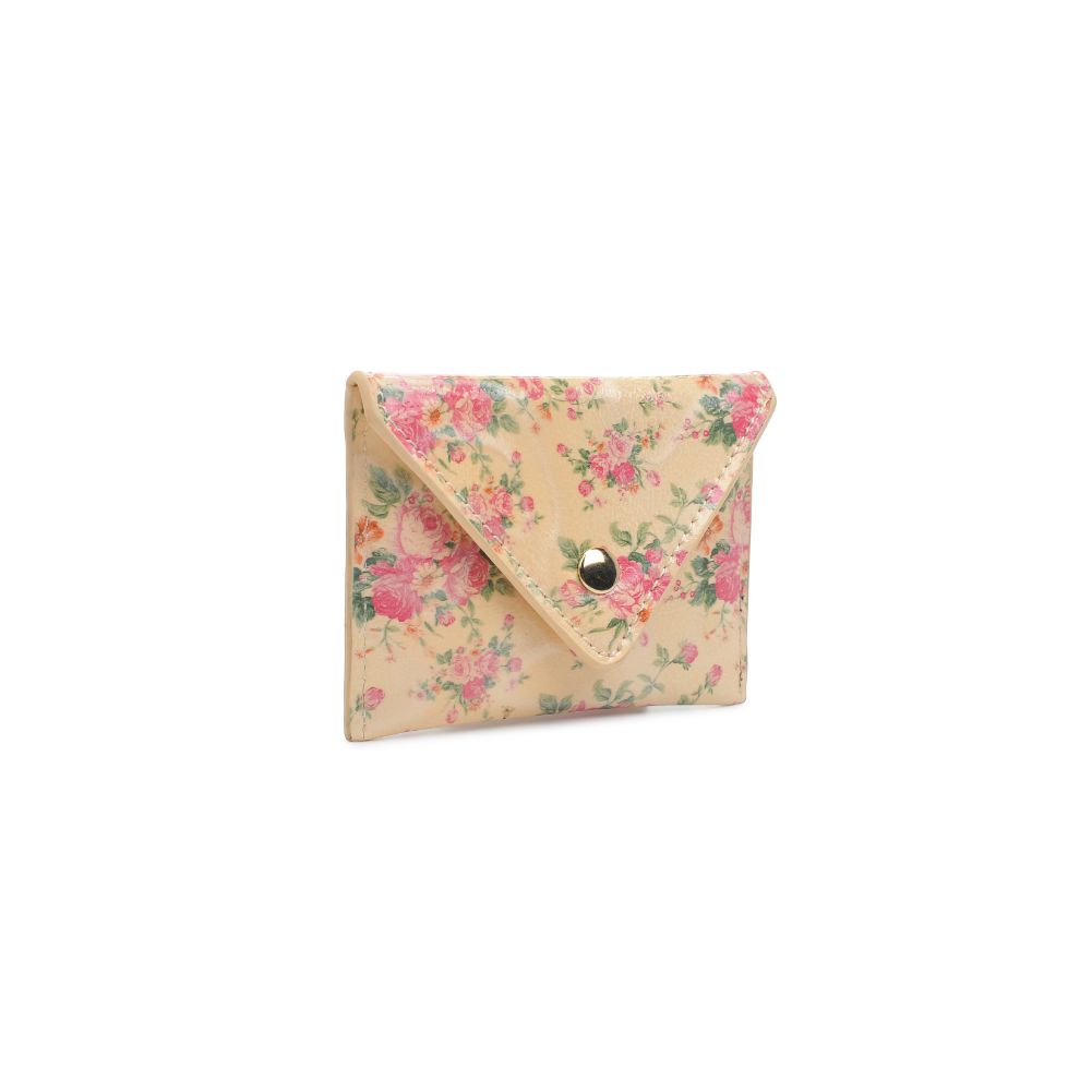 Product Image of Urban Expressions Lea Floral Wallet 840611181923 View 6 | Beige