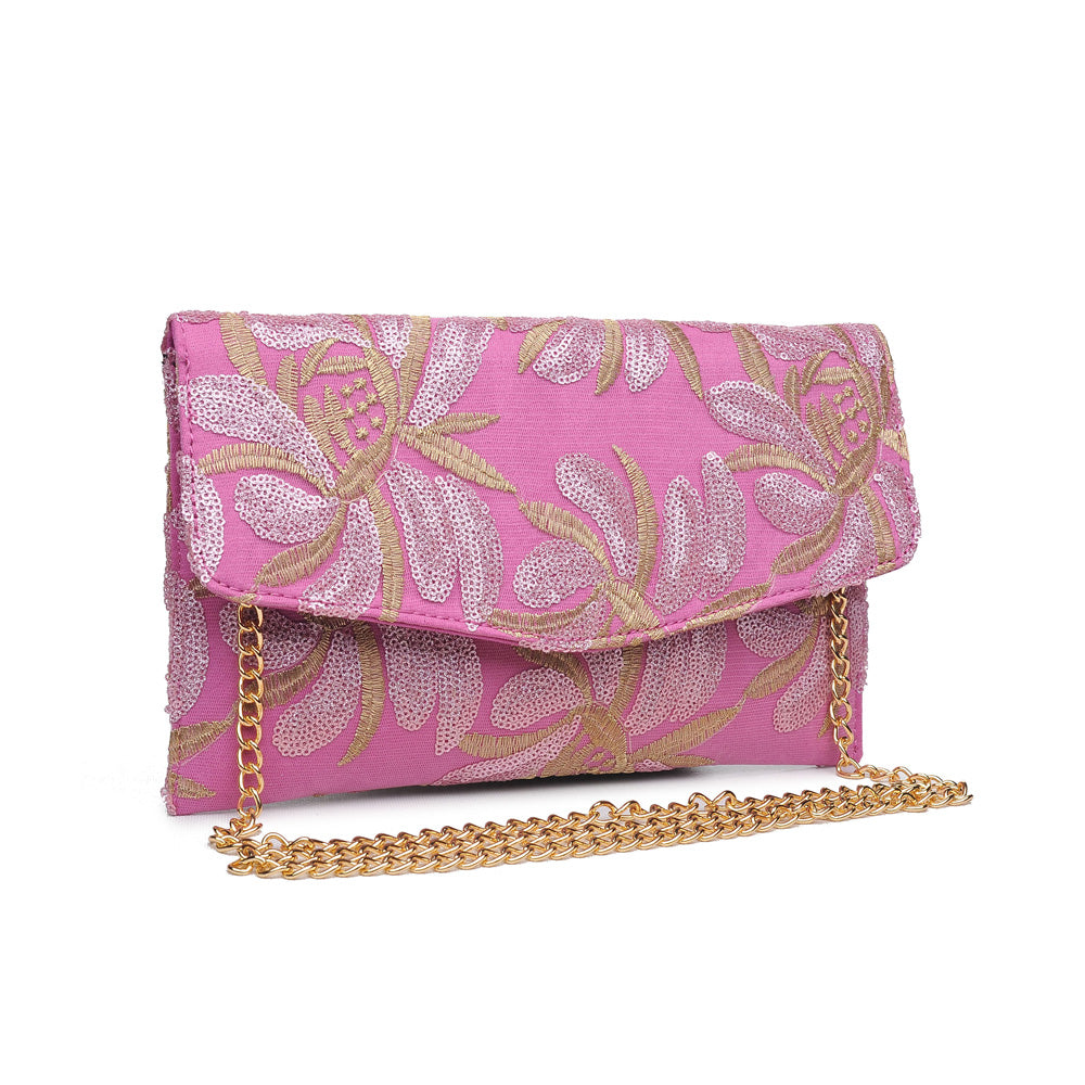 Product Image of Urban Expressions Tessa Clutch 840611144096 View 2 | Pink