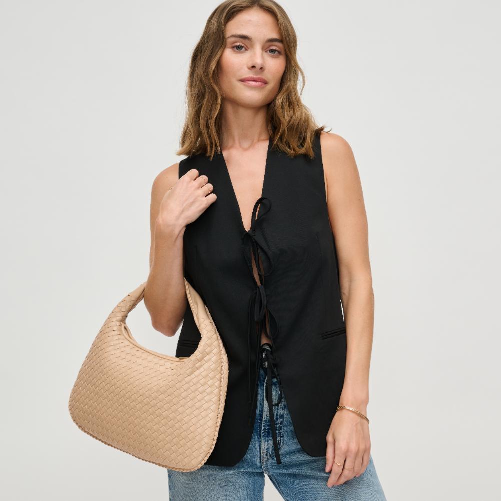 Woman wearing Natural Urban Expressions Adela Hobo 840611134493 View 2 | Natural