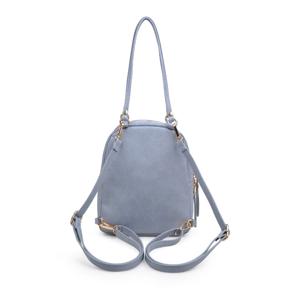 Product Image of Urban Expressions Watson Backpack 840611169266 View 3 | Misty Blue