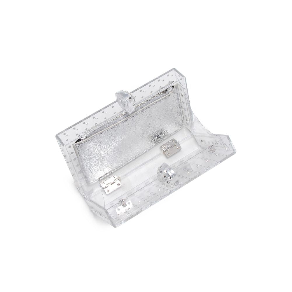 Urban Expressions Melisha Evening Bag 840611112248 View 8 | Clear