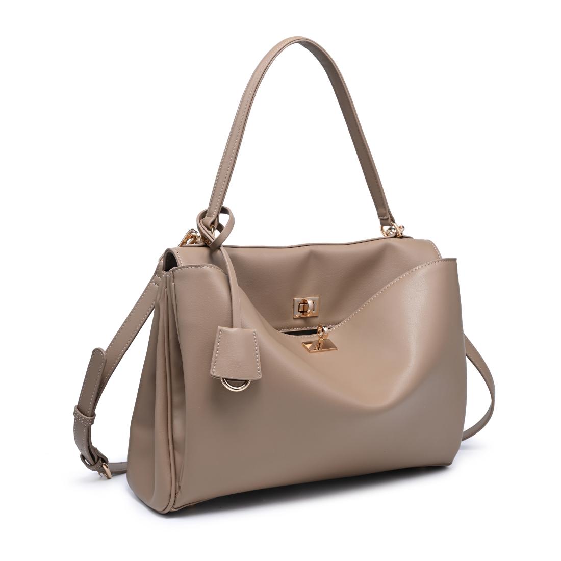 Urban Expressions Keaton Satchel 840504214714 View 2 | Taupe