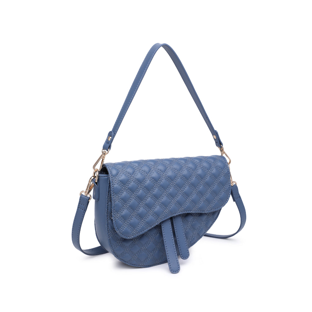 Woman wearing Denim Urban Expressions Lorena Baguette 818209011341 View 6 | Denim