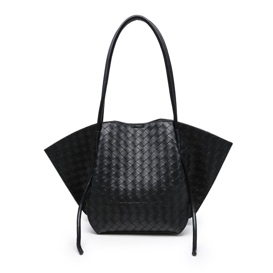 Urban Expressions Caspien - Woven Tote 840504213250 View 7 | Black