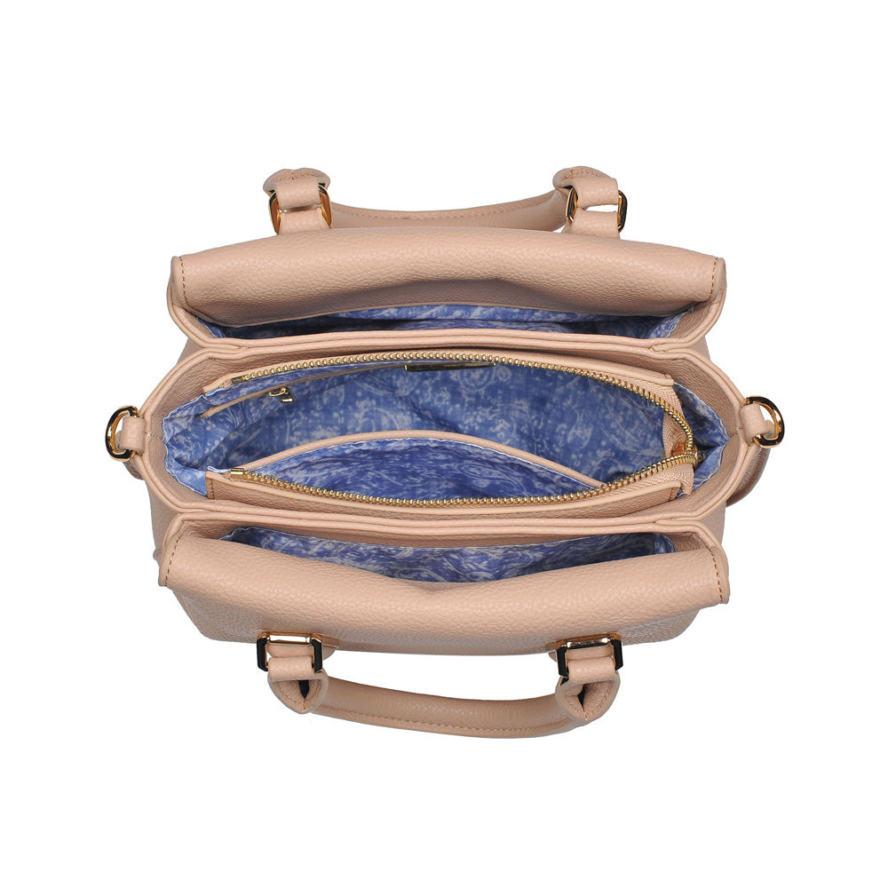 Product Image of Urban Expressions Emmylou Satchel NA-840611146502 View 4 | Nude