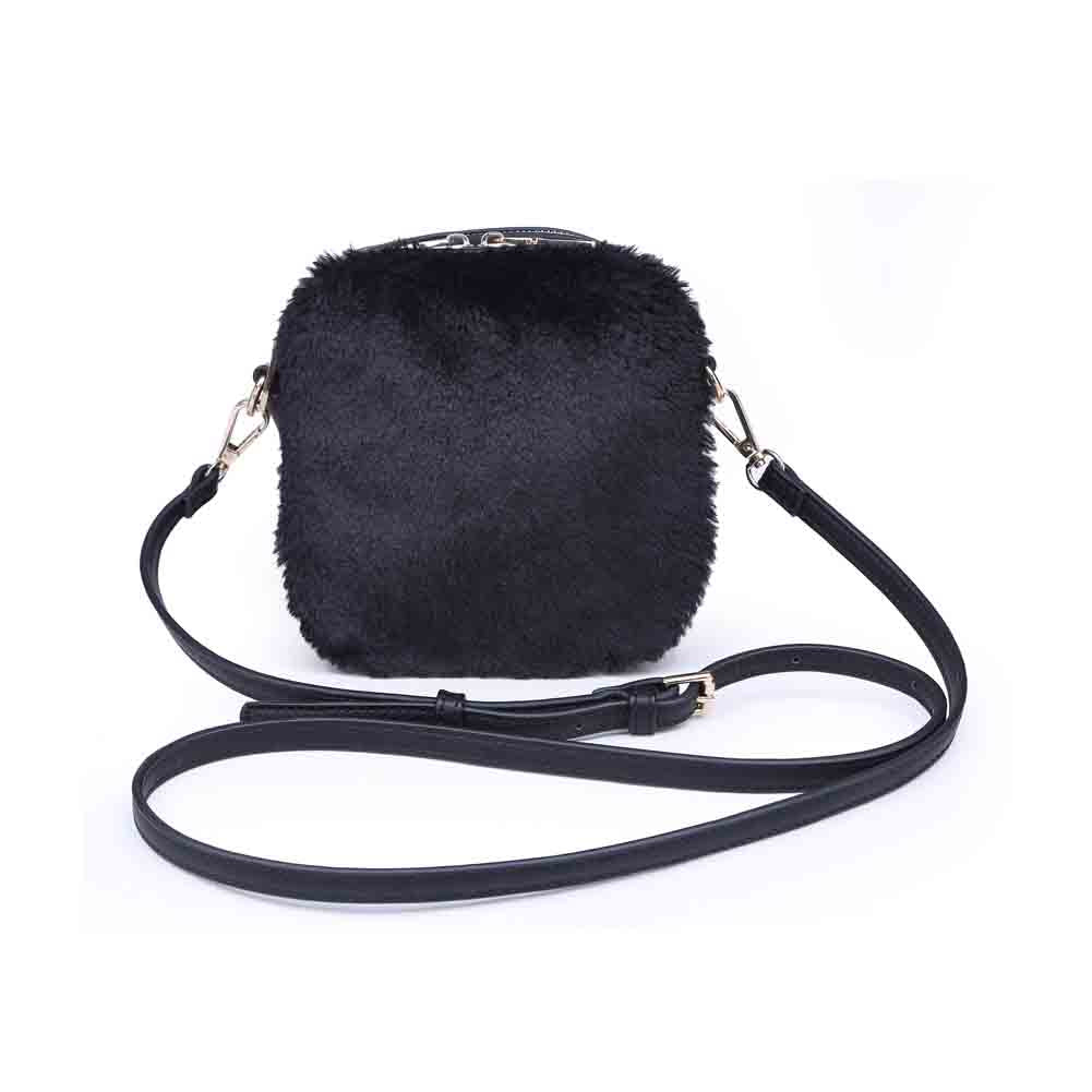 Woman wearing Black Urban Expressions Sylvester Crossbody NA-840611140067 View 5 | Black
