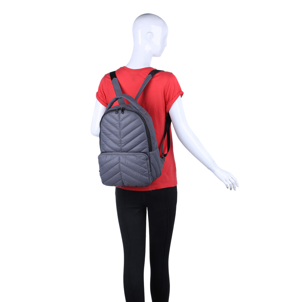 Product Image of Urban Expressions Grand Slam Backpack NA-840611162465 View 5 | Grey