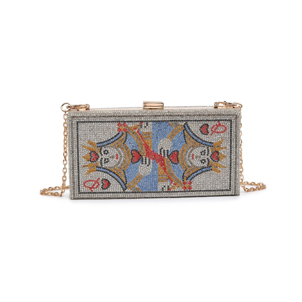 Product Image of Urban Expressions Judith Evening Bag 818209012270 View 7 | Silver Multi