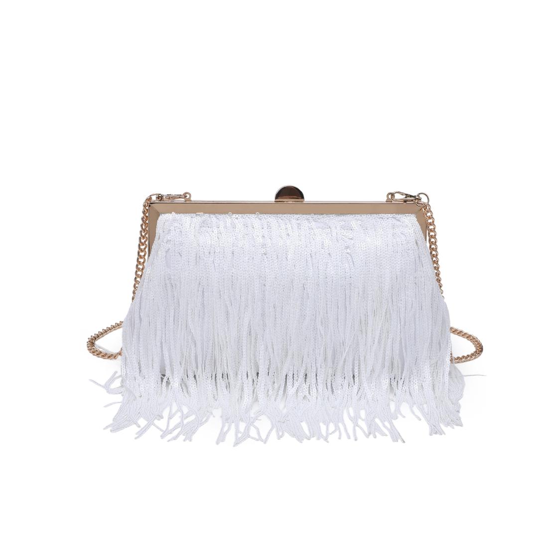Urban Expressions Celestia Evening Bag 840504216091 View 3 | Ivory