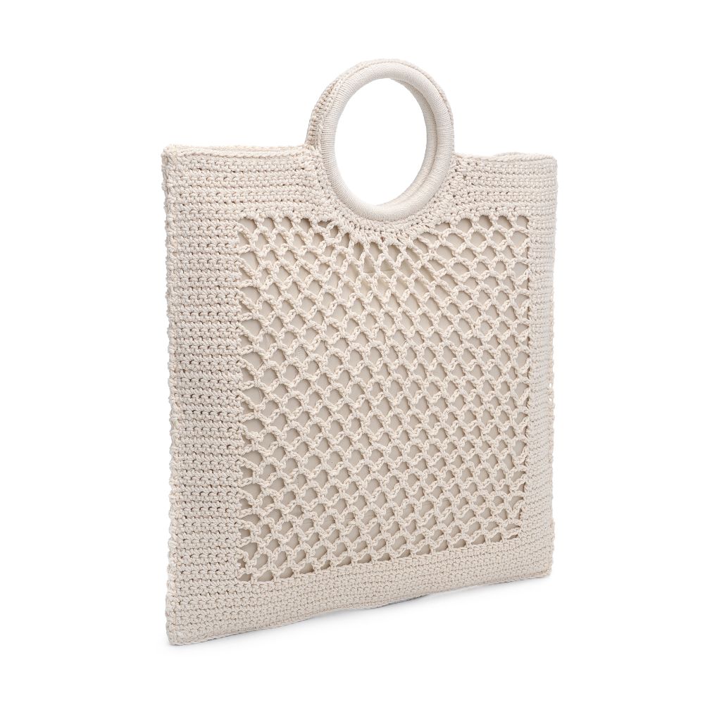 Product Image of Urban Expressions Bermuda Tote 840611181718 View 6 | Ivory