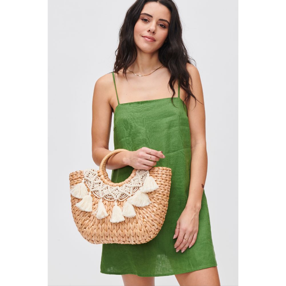Woman wearing Natural Urban Expressions Kairi Tote 840611106315 View 2 | Natural