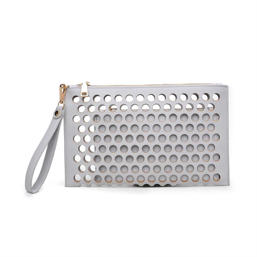 Urban Expressions Clover Clutches 840611115140 | Grey