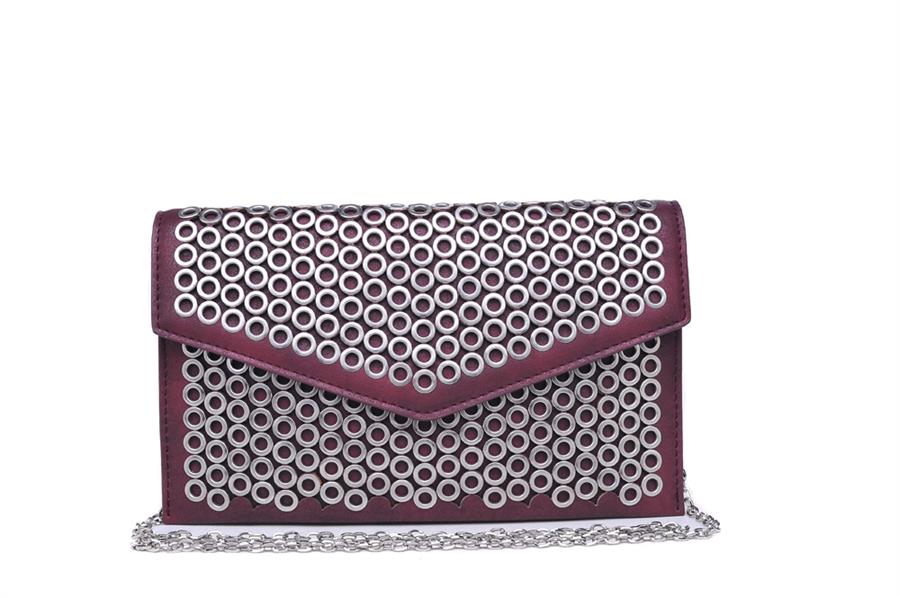 Urban Expressions Ozzy Clutches 840611134387 | Bordeaux