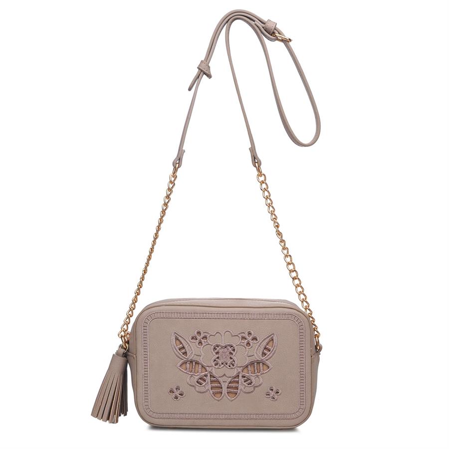 Urban Expressions Audrey Crossbody 840611136916 | Taupe