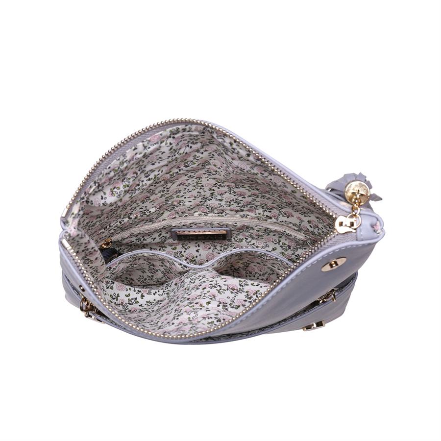Urban Expressions Isadora Clutches 840611142283 | Grey