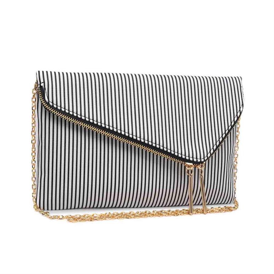 Urban Expressions Sydney Clutches 840611147721 | Black+White