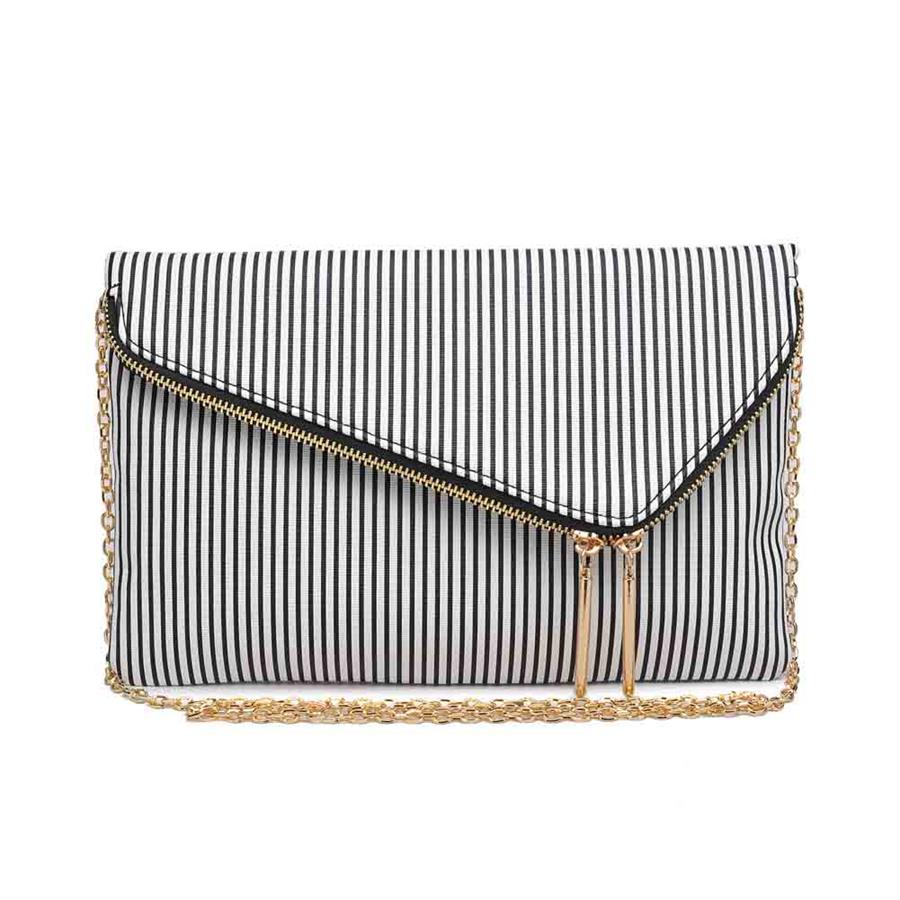Urban Expressions Sydney Clutches 840611147721 | Black+White