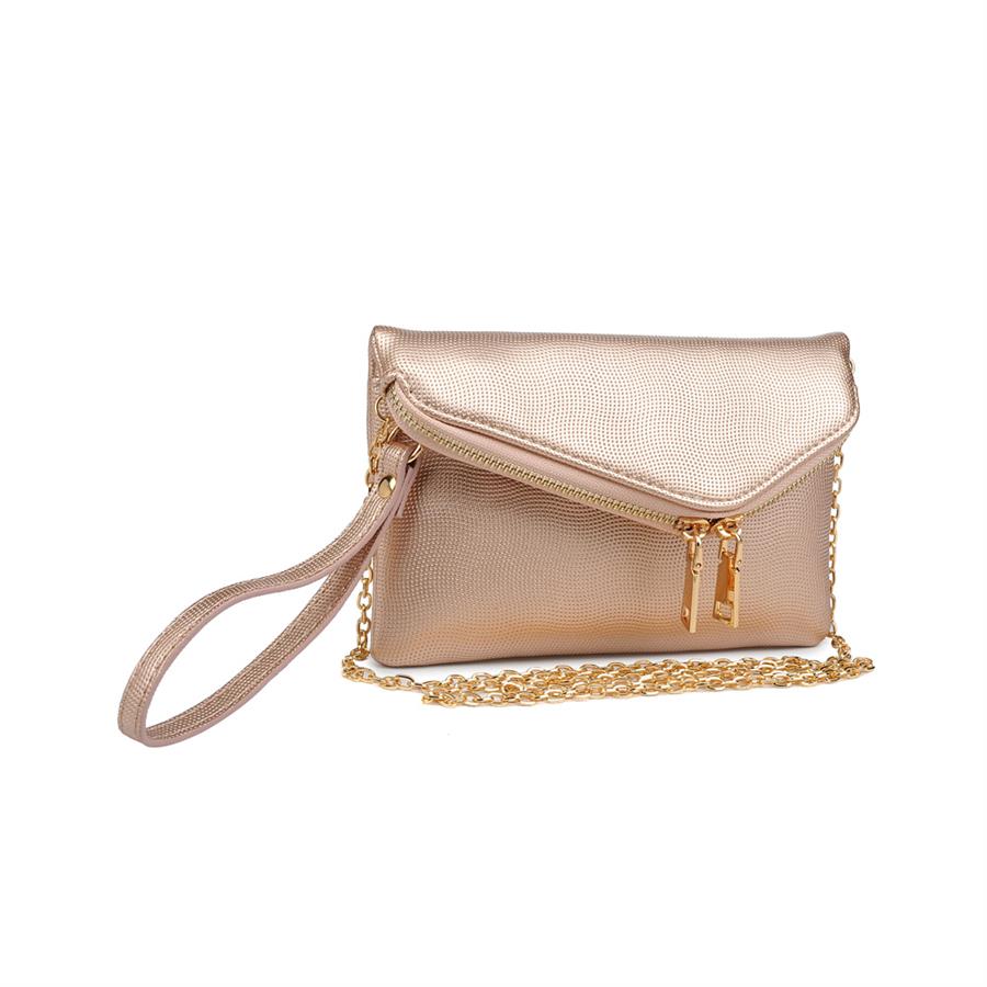 Urban Expressions Lucy Pebble Clutches 840611147936 | Rose Gold