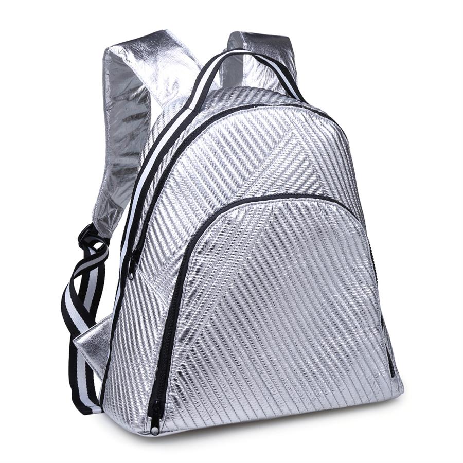 Urban Expressions Diamond Backpacks 840611149060 | Silver