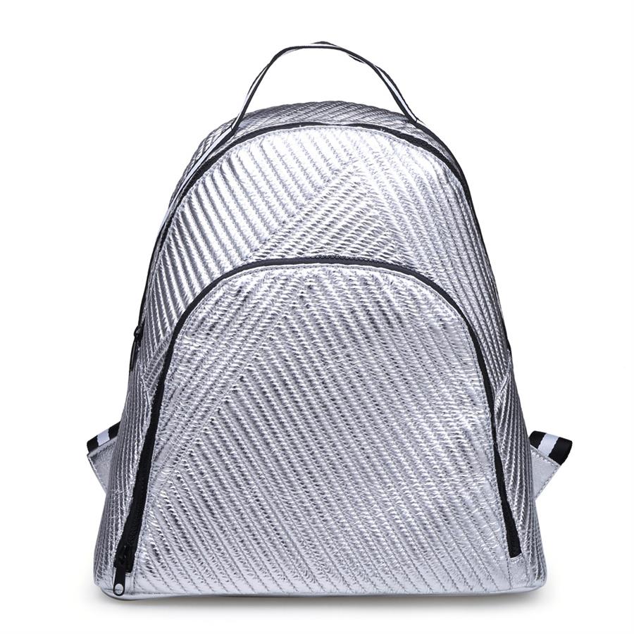 Urban Expressions Diamond Backpacks 840611149060 | Silver