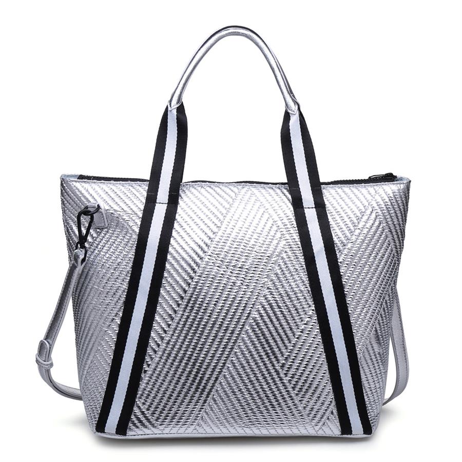 Urban Expressions Rebound Handbags 840611149091 | Silver