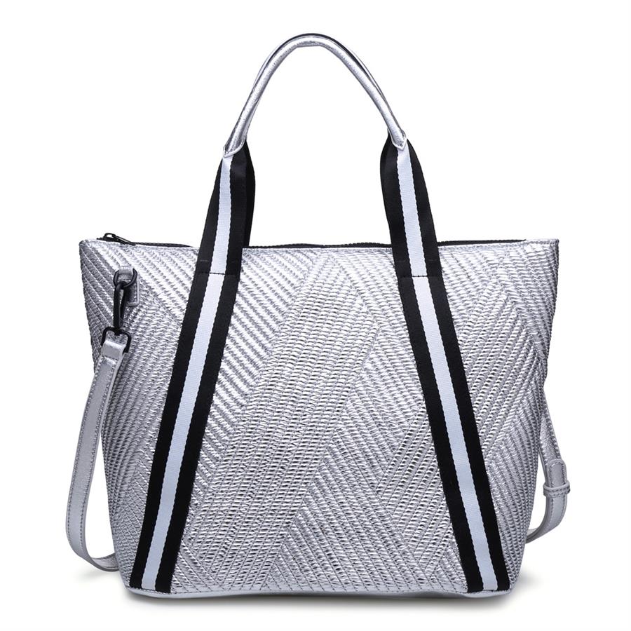 Urban Expressions Rebound Handbags 840611149091 | Silver