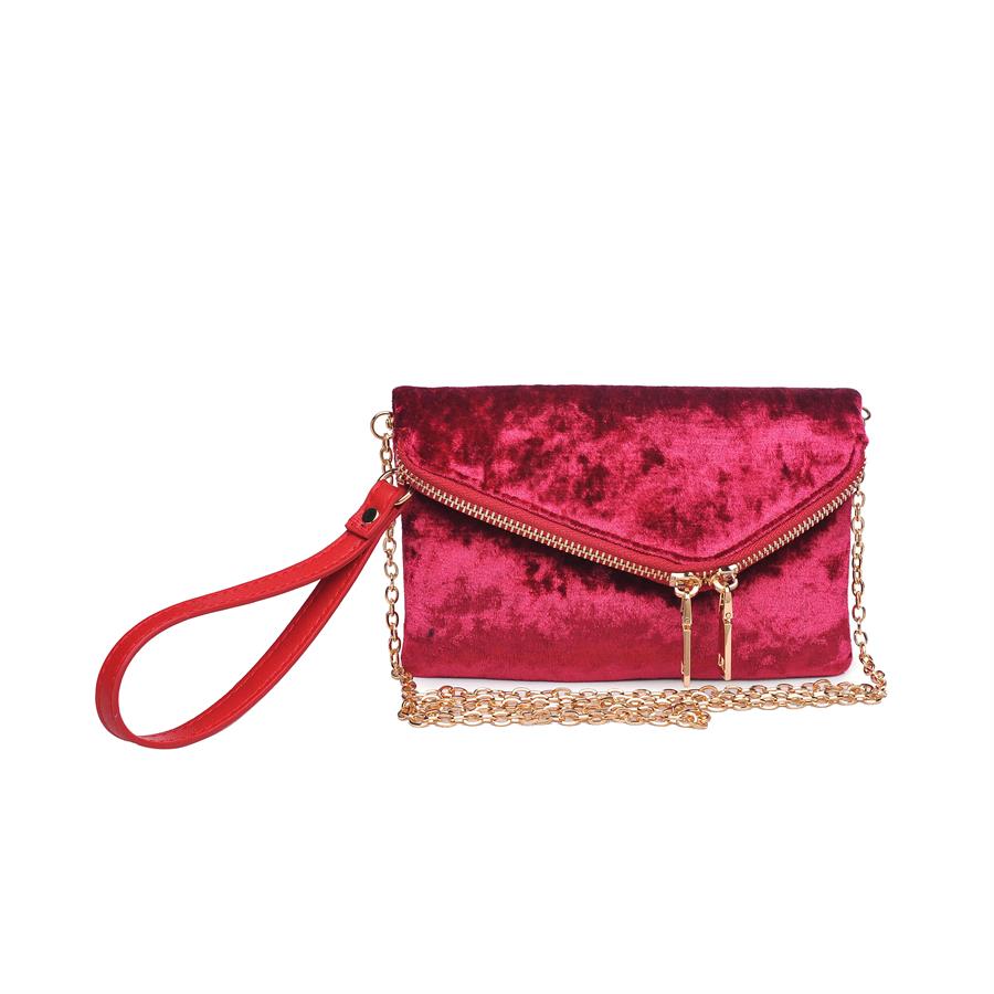 Urban Expressions Lucy – V Clutches 840611149206 | Cranberry