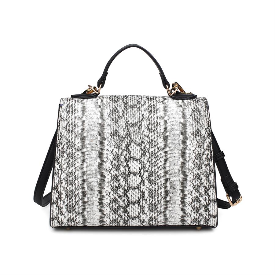 Urban Expressions Alexis Snake Handbags 840611154187 | Black