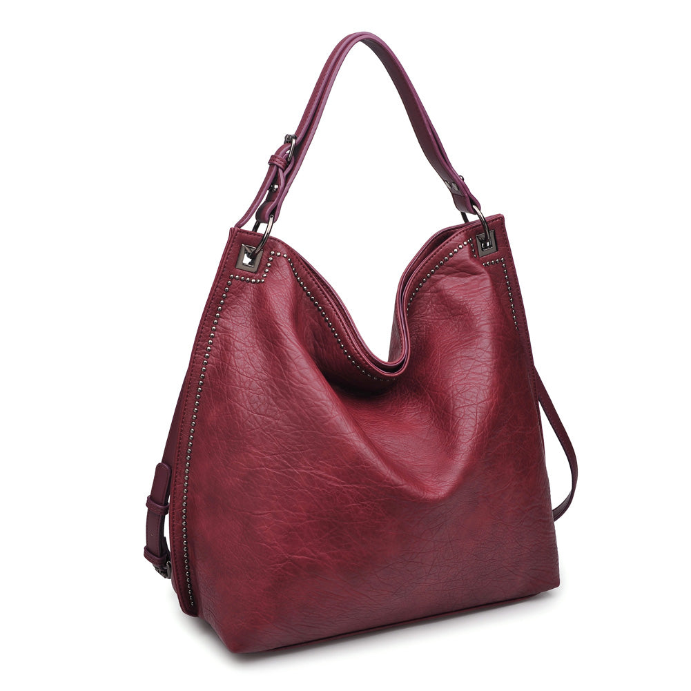 Urban Expressions Kenya Women : Handbags : Hobo 840611153647 | Burgundy