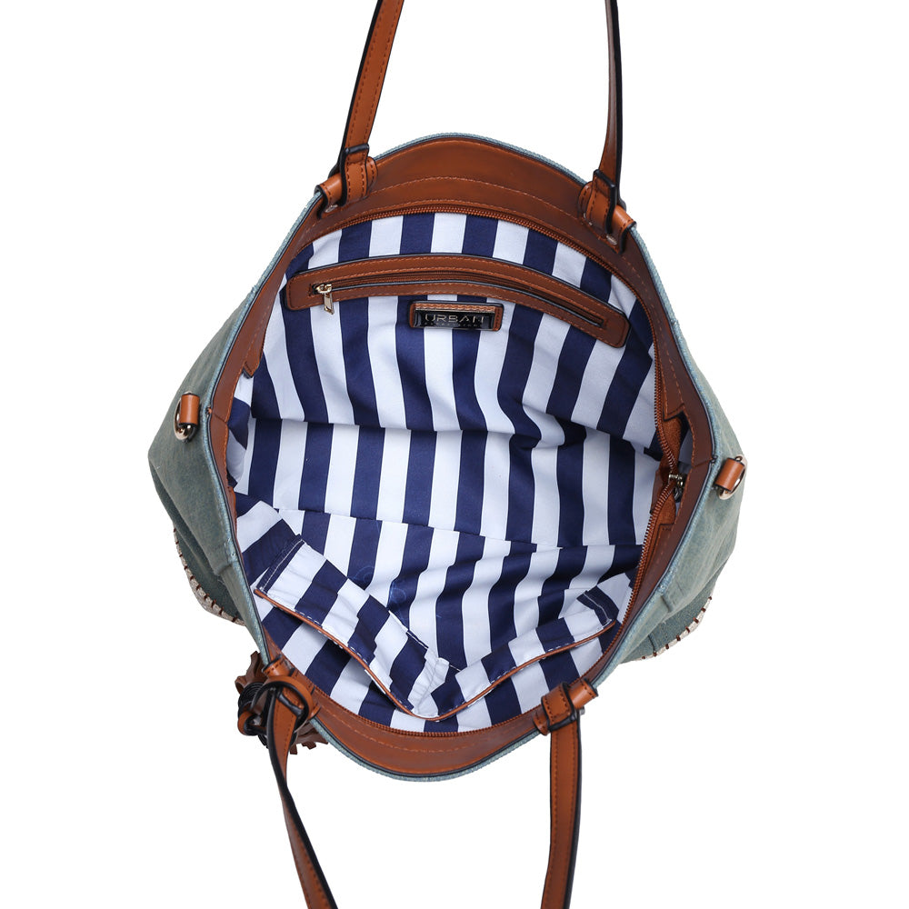 Urban Expressions Santorini Women : Handbags : Tote 840611141132 | Vintage Denim