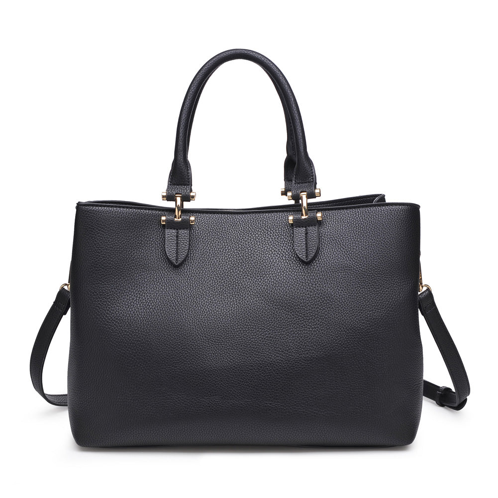 Urban Expressions Liverpool Women : Handbags : Satchel 840611153418 | Black