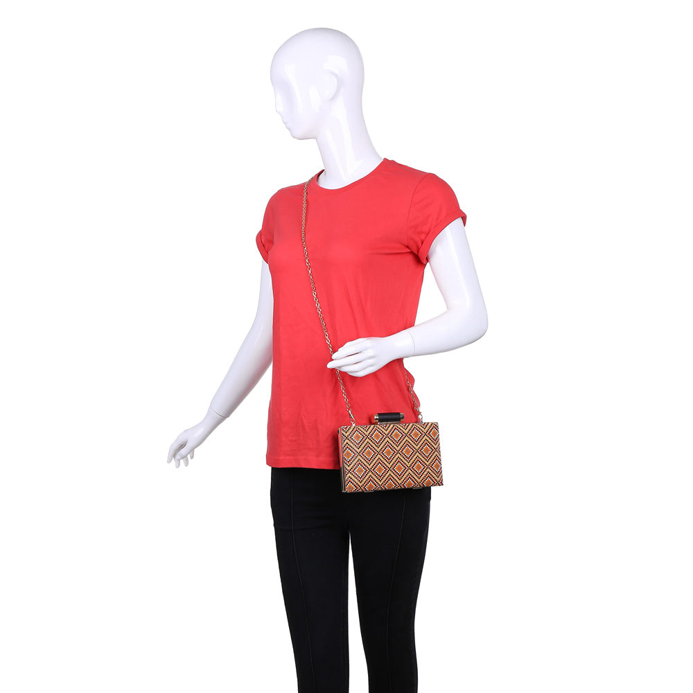 Urban Expressions Bora Bora Women : Clutches : Evening Bag 840611161567 | Orange