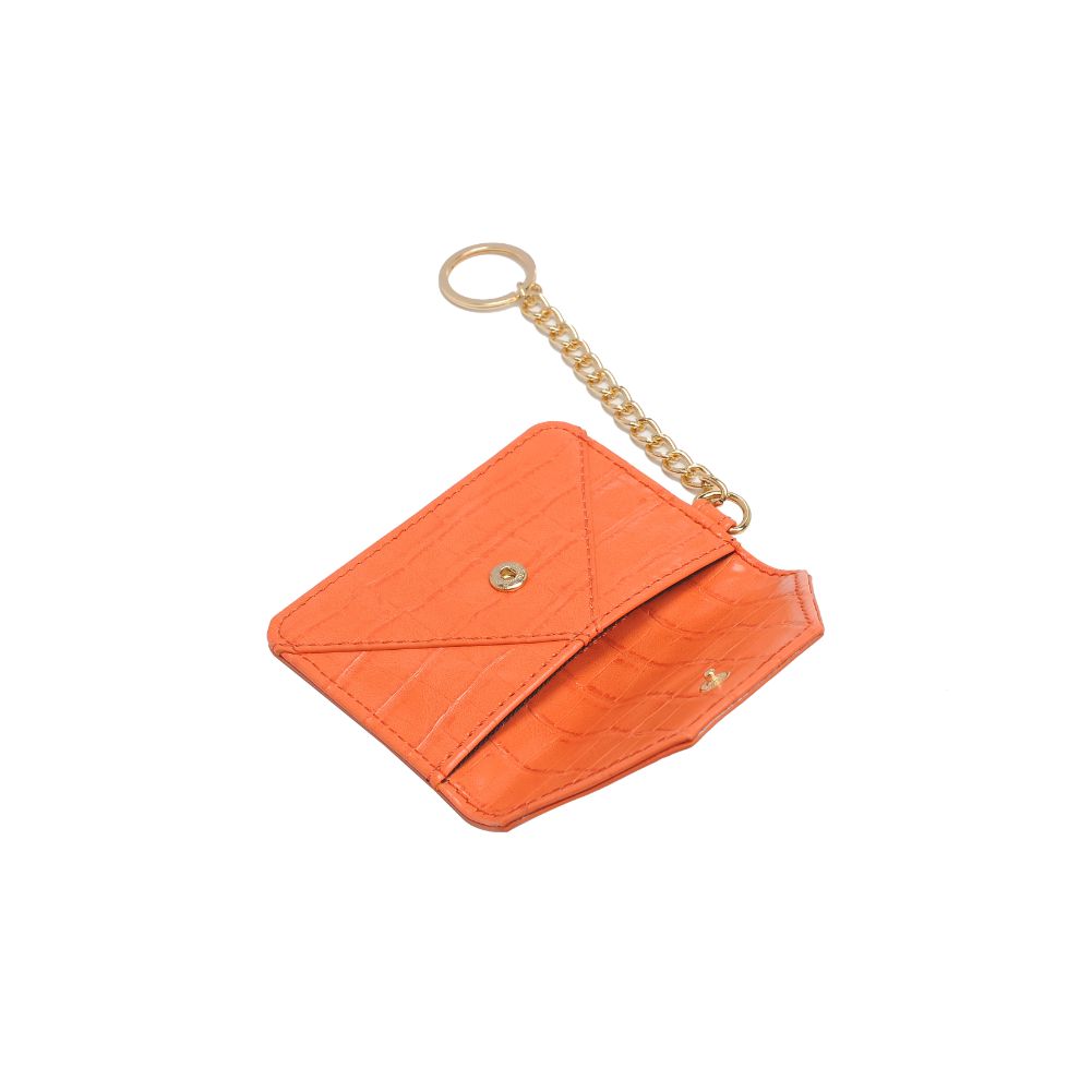 Urban Expressions Gia - Croco Card Holder 840611181824 View 8 | Tangerine