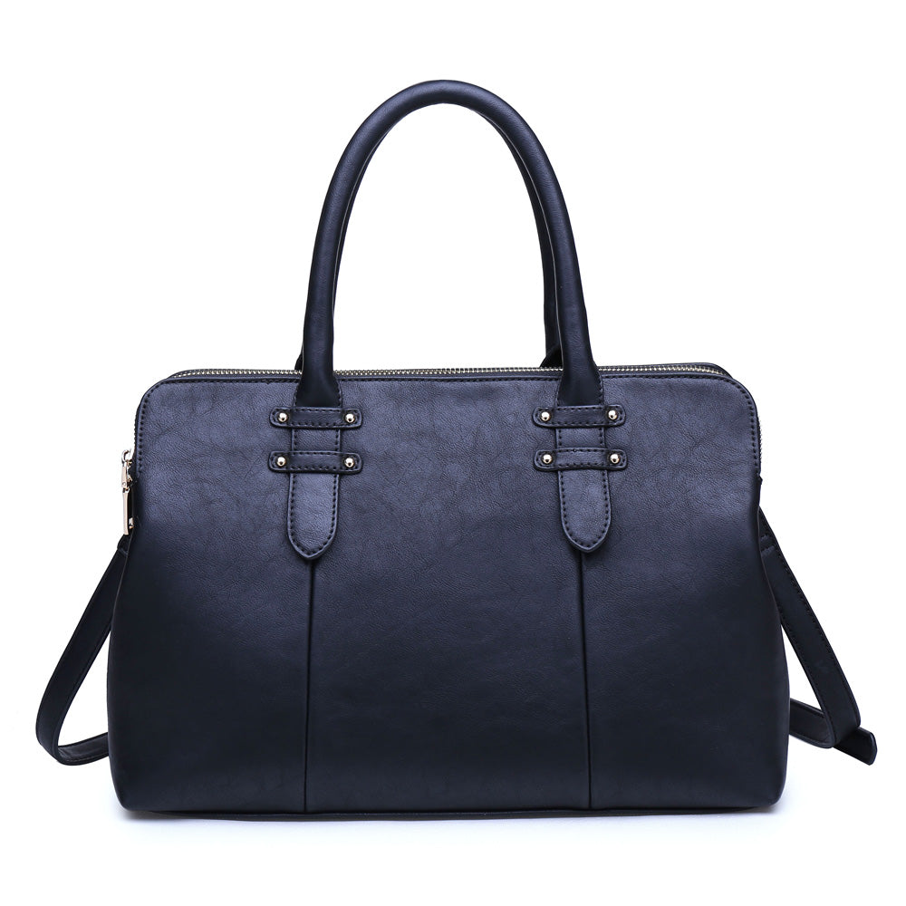 Urban Expressions Huckleberry Women : Handbags : Satchel 840611141552 | Black