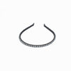 Urban Expressions Narrow Rhinestone Headband Accessories : Hair Accessories : Headband 818209014335 | Black
