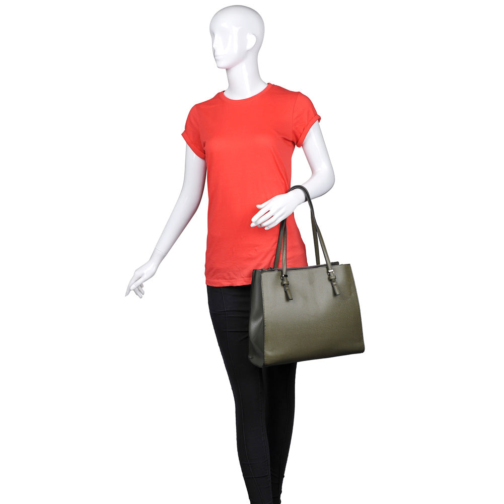 Urban Expressions Tia Women : Handbags : Tote 840611150066 | Olive