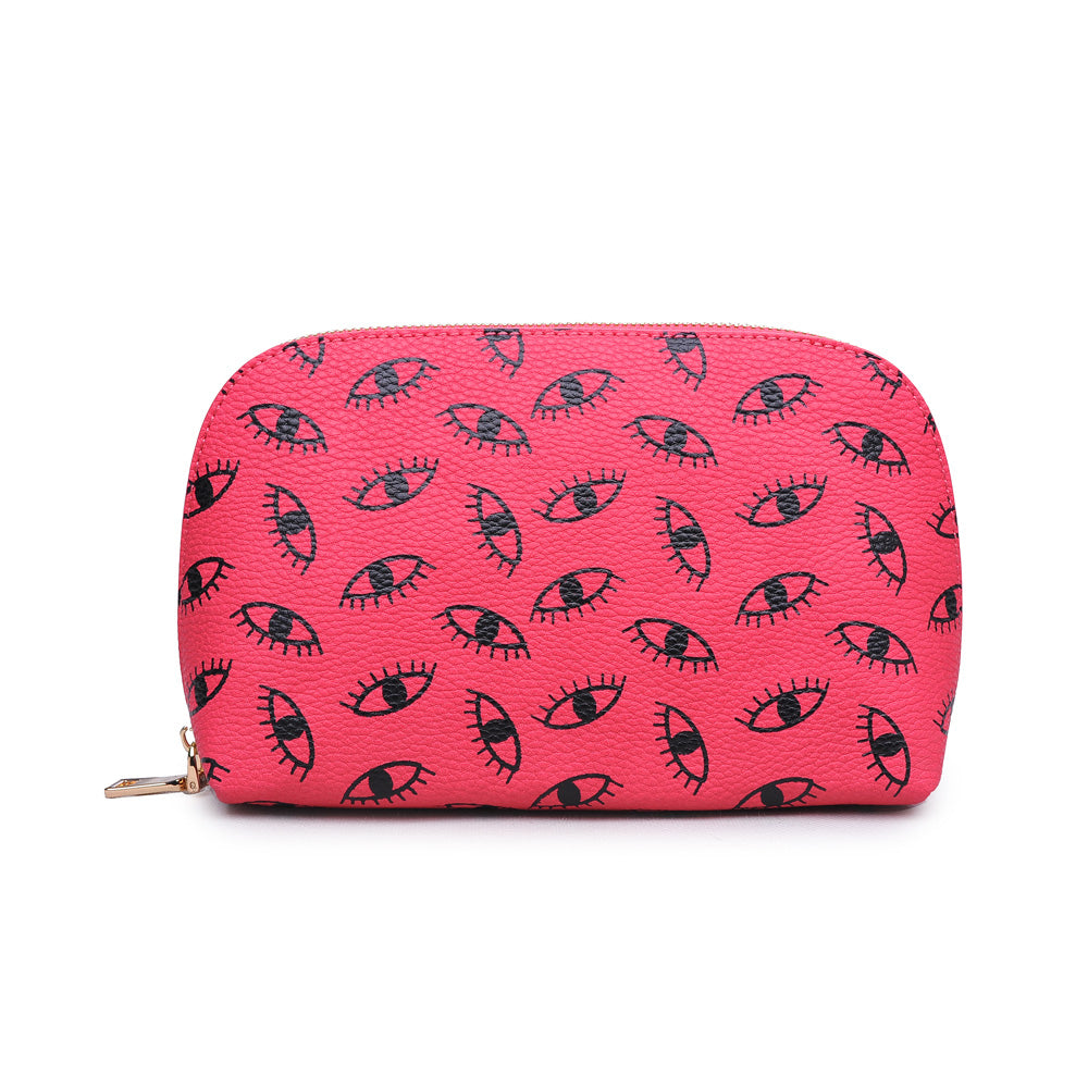 Urban Expressions Wink Women : Cosmetic : Make Up Bag 840611131010 | Hot Pink