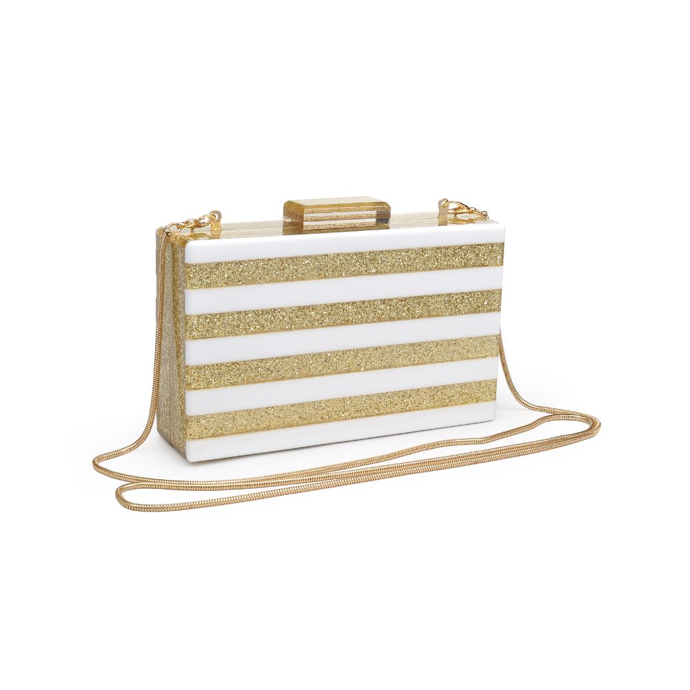 Urban Expressions Ariel Women : Clutches : Evening Bag 840611171368 | White Gold