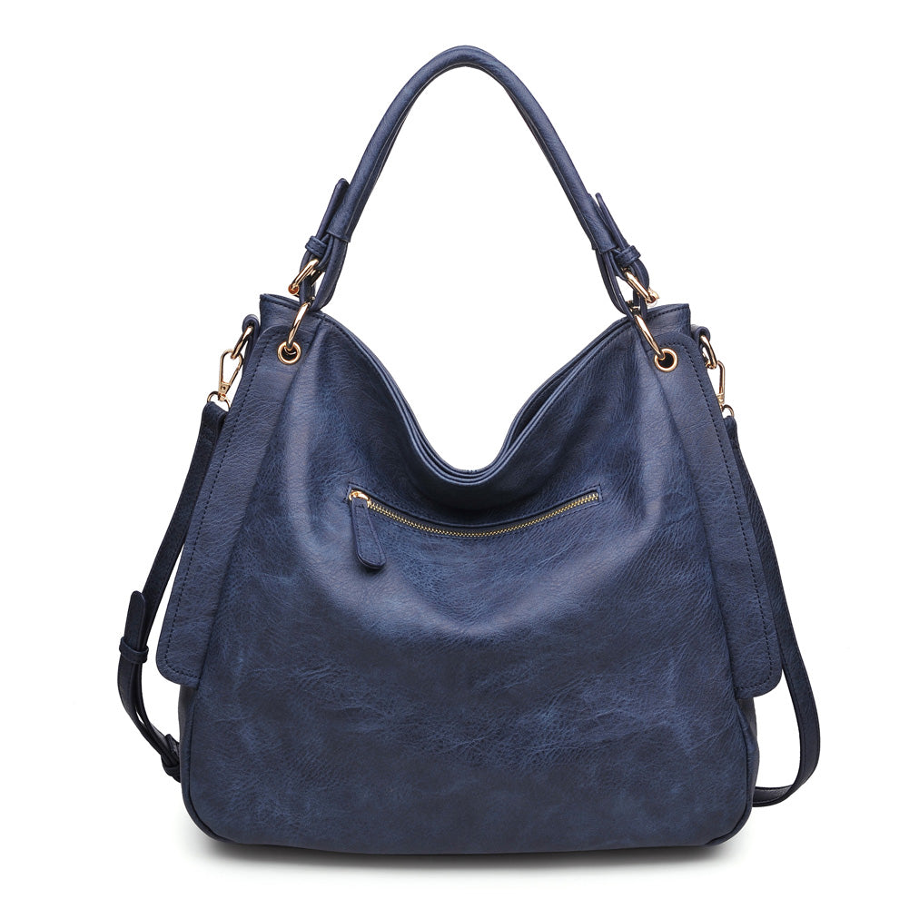 Urban Expressions Finley Pebble Women : Handbags : Satchel 840611155290 | Navy
